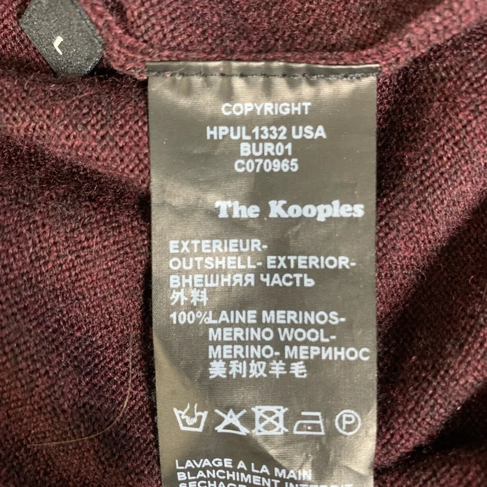 The‎ Kooples Merino Wool 1/4 Zip Sweater